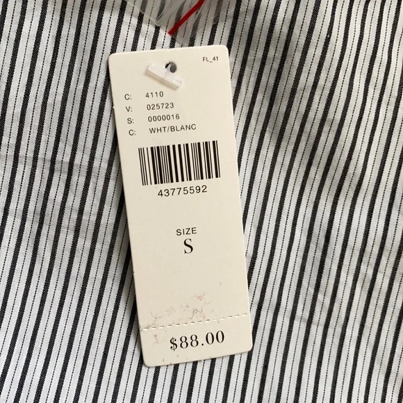 Anthropologie Sundays in Brooklyn Striped Blouse Size S - Picture 12 of 16